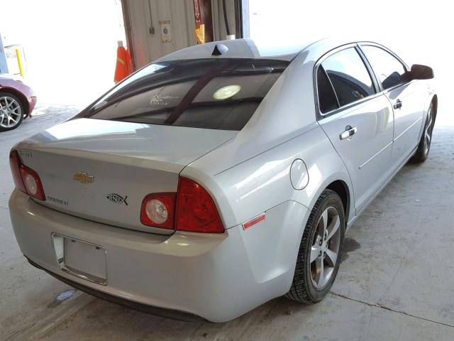 1G1ZC5E02CF175347 - 2012 CHEVROLET MALIBU 1LT SILVER photo 4