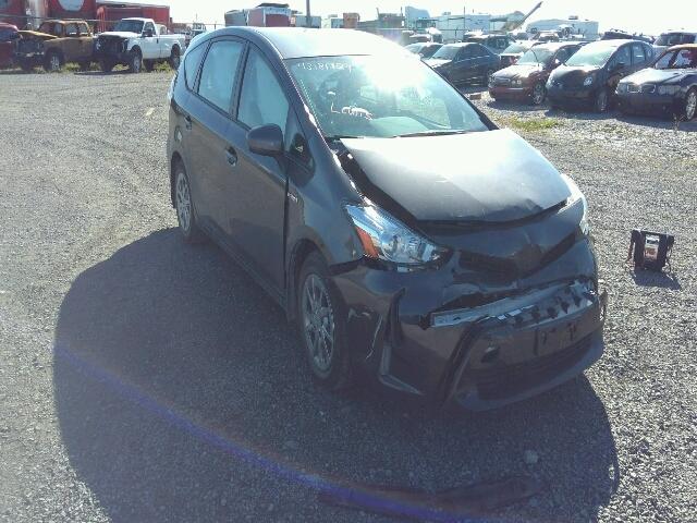 JTDZN3EU3FJ035933 - 2015 TOYOTA PRIUS V GRAY photo 1