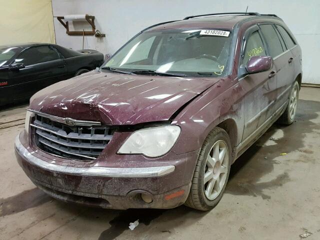 2A8GM78X88R649939 - 2008 CHRYSLER PACIFICA L მუქწითელი ფოტო 2