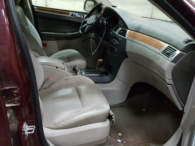 2A8GM78X88R649939 - 2008 CHRYSLER PACIFICA L მუქწითელი ფოტო 5