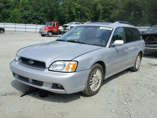 4S3BH625247303355 - 2004 SUBARU LEGACY L S SILVER photo 2