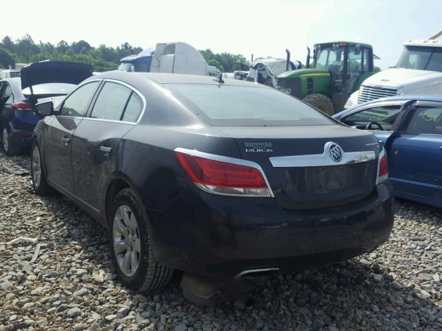 1G4GE5E31CF144606 - 2012 BUICK LACROSSE P BLACK photo 3