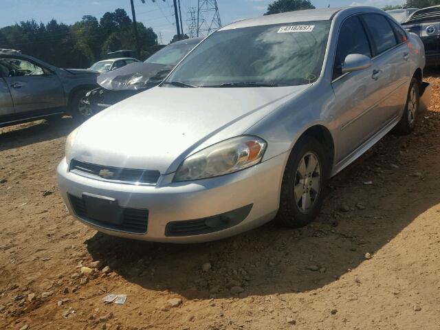 2G1WG5EK7B1204646 - 2011 CHEVROLET IMPALA LT GRAY photo 2