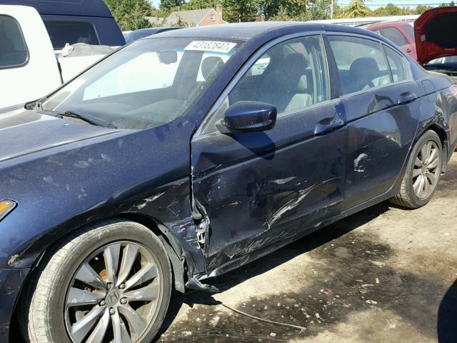 1HGCP2F85BA146507 - 2011 HONDA ACCORD EXL BLUE photo 9