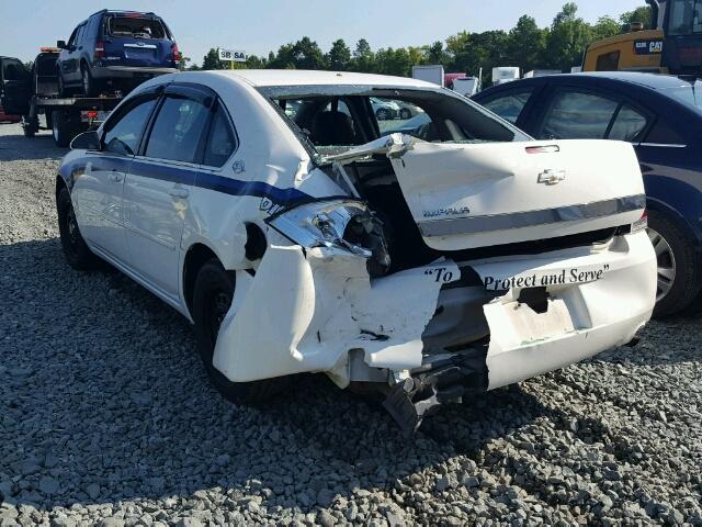 2G1WS551969269415 - 2006 CHEVROLET IMPALA POL WHITE photo 3