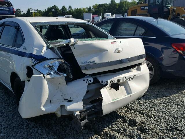 2G1WS551969269415 - 2006 CHEVROLET IMPALA POL WHITE photo 9