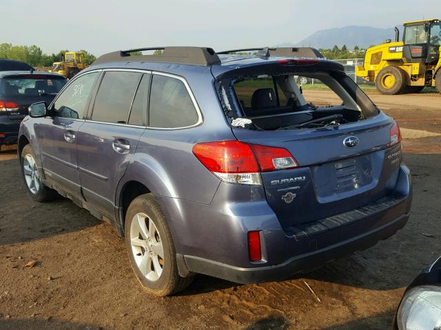 4S4BREPC4D2213292 - 2013 SUBARU OUTBACK 3. BLUE photo 3