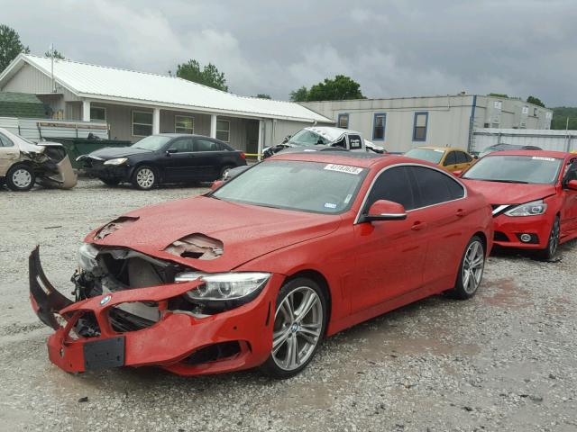 WBA4A9C56GG506554 - 2016 BMW 428 I RED photo 2