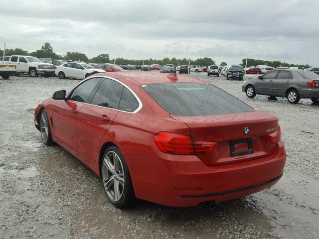 WBA4A9C56GG506554 - 2016 BMW 428 I RED photo 3