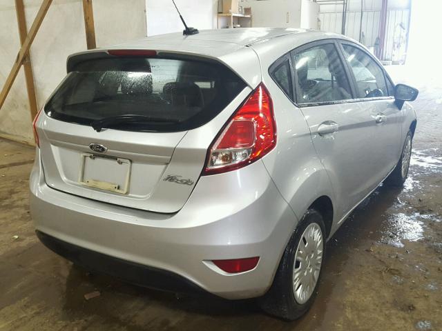 3FADP4TJ0EM117354 - 2014 FORD FIESTA S SILVER photo 4