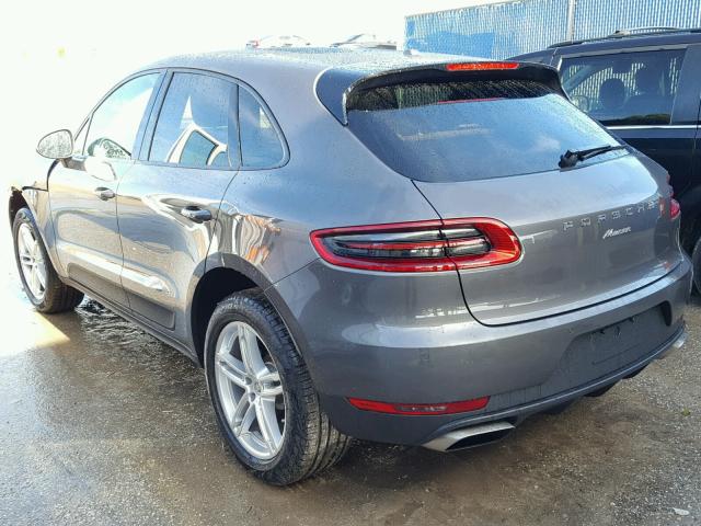 WP1AA2A5XJLB00967 - 2018 PORSCHE MACAN CHARCOAL photo 3