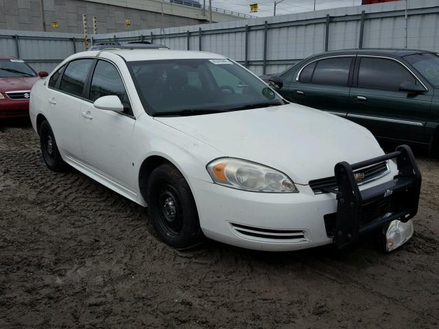 2G1WS57M391313483 - 2009 CHEVROLET IMPALA POL WHITE photo 1