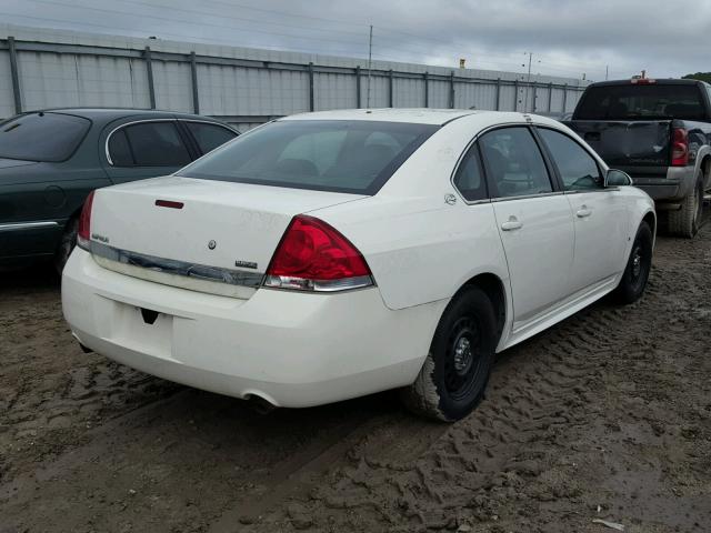 2G1WS57M391313483 - 2009 CHEVROLET IMPALA POL WHITE photo 4