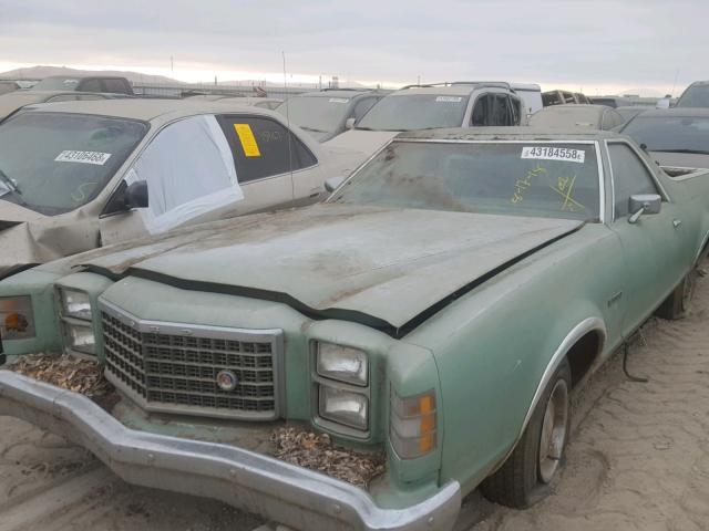 8H47H155289 - 1978 FORD PROBE GREEN photo 2