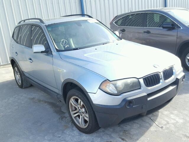 WBXPA93425WD04259 - 2005 BMW X3 3.0I SILVER photo 1