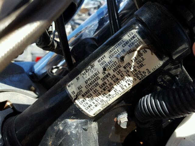 JKBVNCB18TA038353 - 1996 KAWASAKI VN800 TWO TONE photo 10