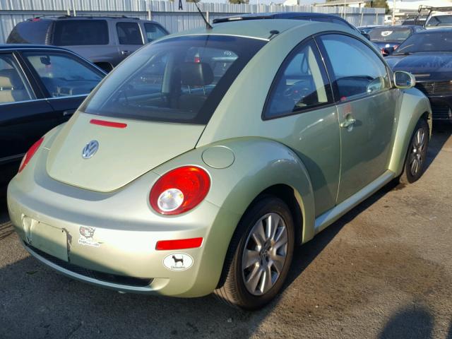 3VWPW31C58M514083 - 2008 VOLKSWAGEN NEW BEETLE მწვანე ფოტო 4