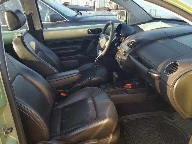 3VWPW31C58M514083 - 2008 VOLKSWAGEN NEW BEETLE მწვანე ფოტო 5