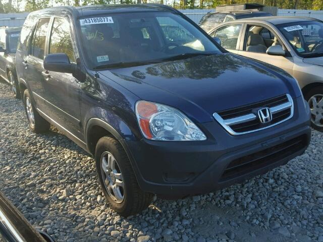 SHSRD78894U221451 - 2004 HONDA CR-V EX BLUE photo 1