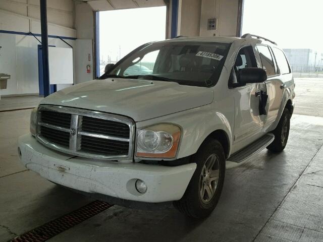 1D8HB58D25F545981 - 2005 DODGE DURANGO LI WHITE photo 2