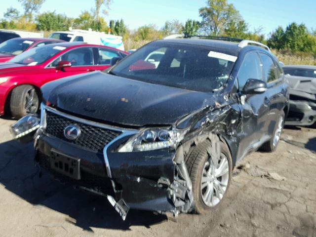 2T2BK1BA8DC182858 - 2013 LEXUS RX 350 BLACK photo 2