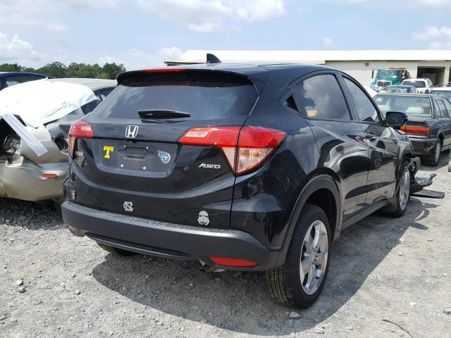 3CZRU6H50HM715037 - 2017 HONDA HR-V EX BLACK photo 4