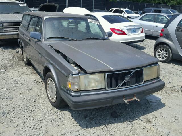 YV1AA8854M1884373 - 1991 VOLVO 240 BASE GRAY photo 1