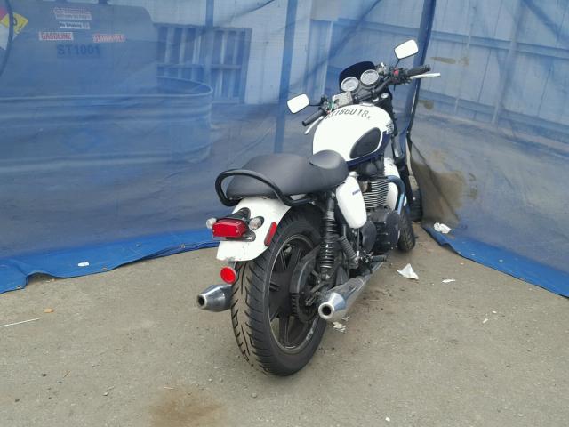 SMT900K12ET616562 - 2014 TRIUMPH MOTORCYCLE BONNEVILLE WHITE photo 4