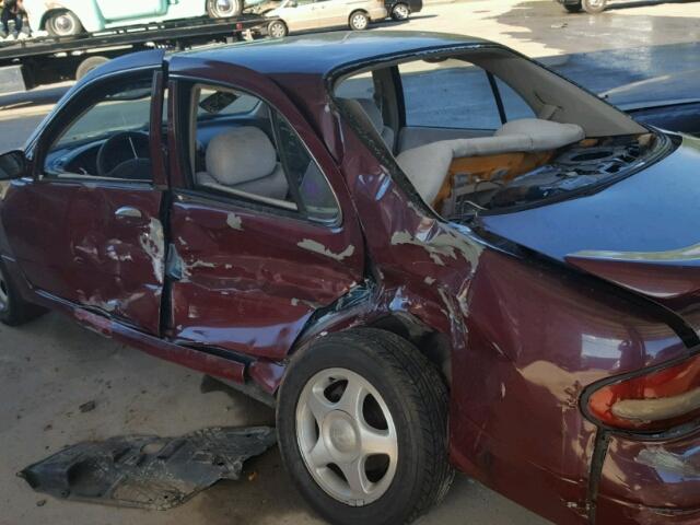 1N4BU31D7SC135516 - 1995 NISSAN ALTIMA BURGUNDY photo 10