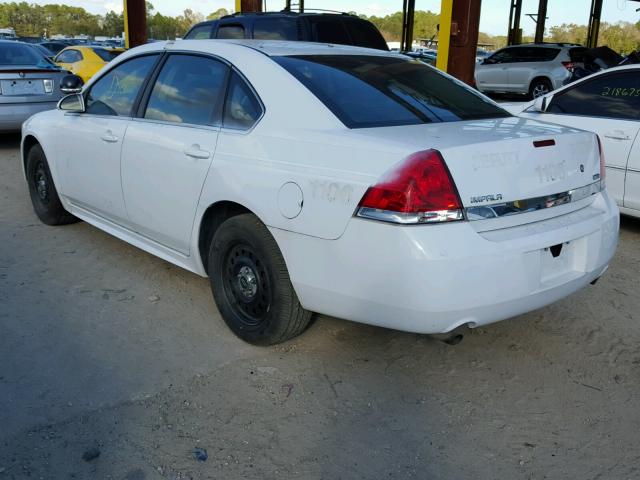 2G1WD5EM9B1259447 - 2011 CHEVROLET IMPALA POL WHITE photo 3