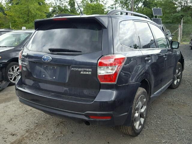 JF2SJAUC4FH405001 - 2015 SUBARU FORESTER 2 GRAY photo 4