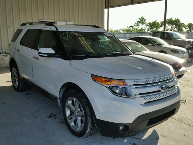 1FM5K7F85FGC45913 - 2015 FORD EXPLORER WHITE photo 1