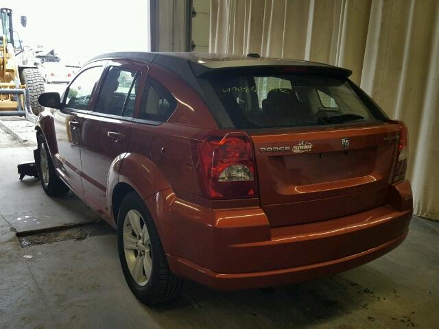 1B3CB3HA9AD615325 - 2010 DODGE CALIBER MA ORANGE photo 3