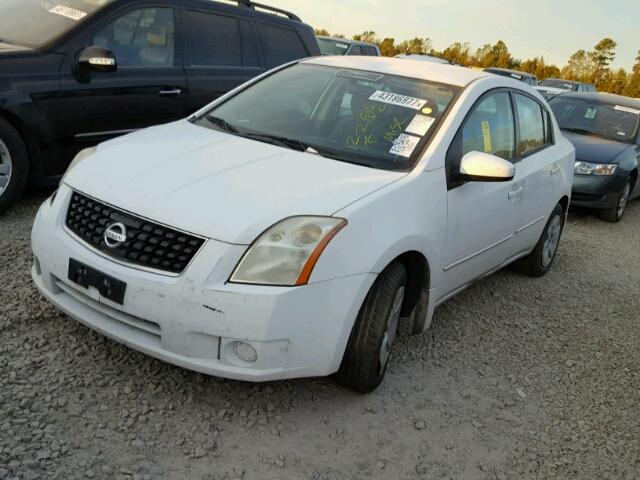 3N1AB61EX8L747733 - 2008 NISSAN SENTRA 2.0 WHITE photo 2