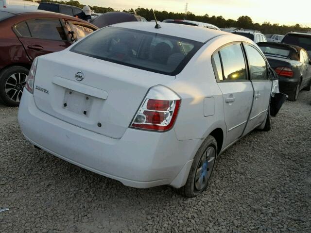 3N1AB61EX8L747733 - 2008 NISSAN SENTRA 2.0 WHITE photo 4