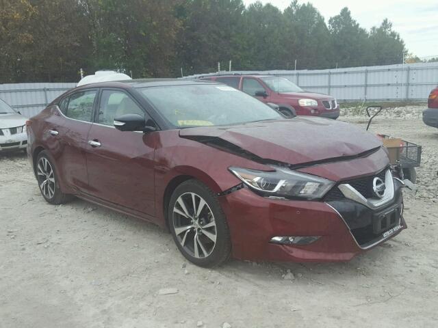 1N4AA6AP1GC380531 - 2016 NISSAN MAXIMA 3.5 BURGUNDY photo 1