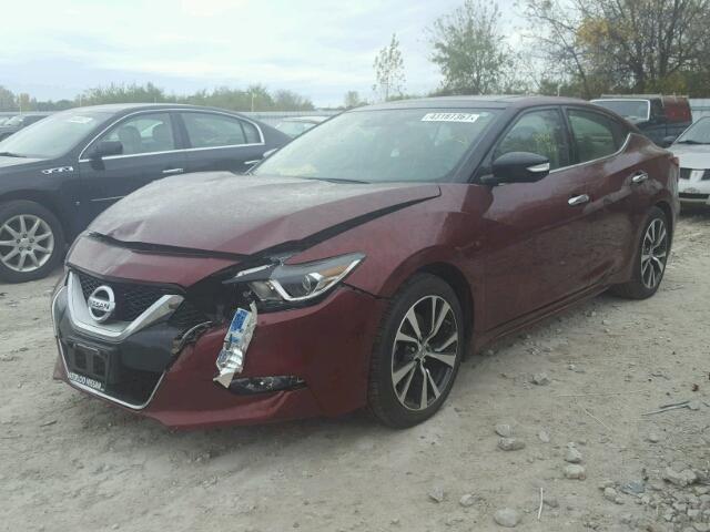 1N4AA6AP1GC380531 - 2016 NISSAN MAXIMA 3.5 BURGUNDY photo 2