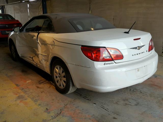 1C3LC45K28N642843 - 2008 CHRYSLER SEBRING WHITE photo 3