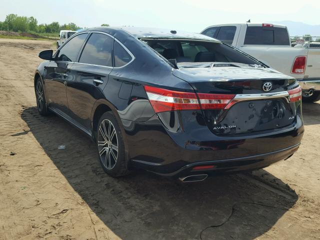 4T1BK1EB4FU137135 - 2015 TOYOTA AVALON XLE 黑色 照片 3