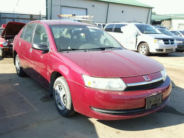 1G8AG52F04Z184754 - 2004 SATURN ION LEVEL RED photo 1