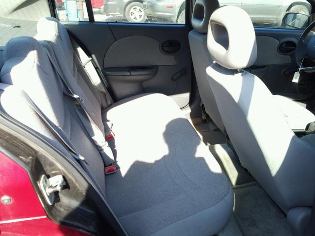 1G8AG52F04Z184754 - 2004 SATURN ION LEVEL RED photo 6