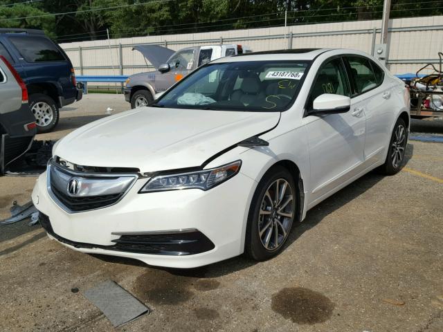19UUB2F55HA007205 - 2017 ACURA TLX TECH WHITE photo 2