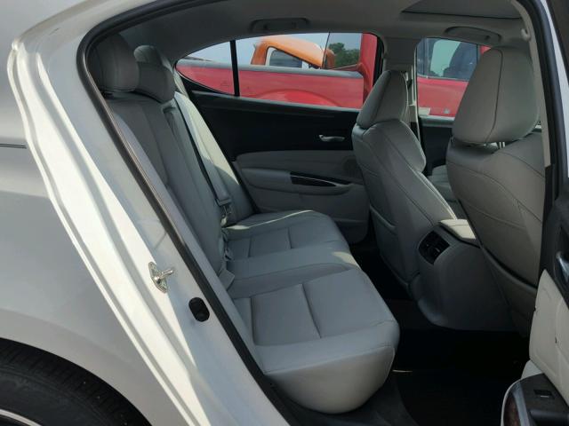 19UUB2F55HA007205 - 2017 ACURA TLX TECH WHITE photo 6