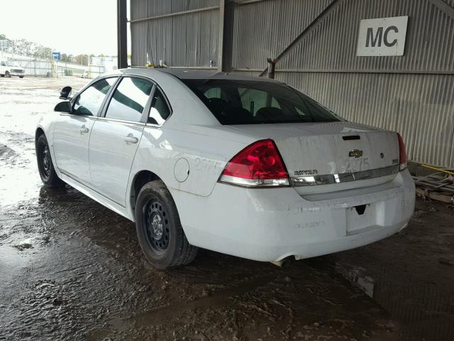 2G1WD5EM3A1127783 - 2010 CHEVROLET IMPALA POL WHITE photo 3