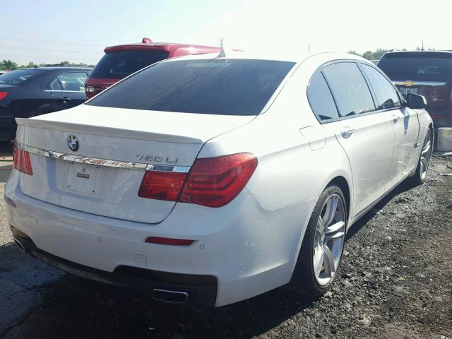 WBAKB8C59BCY66240 - 2011 BMW 750LI WHITE photo 4