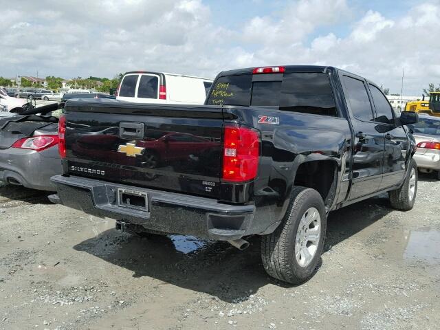 3GCUKREC3HG174154 - 2017 CHEVROLET SILVERADO BLACK photo 4