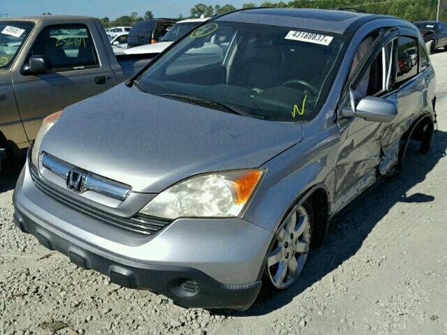 JHLRE38757C040551 - 2007 HONDA CR-V EXL SILVER photo 2