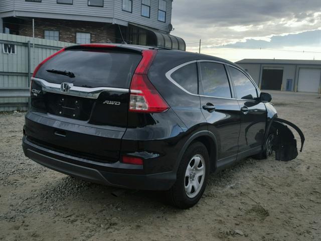 5J6RM4H31GL133919 - 2016 HONDA CR-V BLACK photo 4