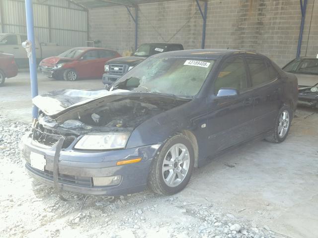 YS3FD49Y761033524 - 2006 SAAB 9-3 BASE BLUE photo 2