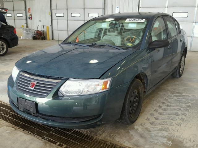 1G8AZ55F27Z126235 - 2007 SATURN ION LEVEL GREEN photo 2